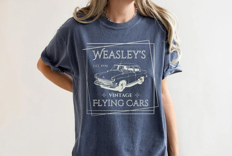 Magic Flying Car Comfort Colors T-shirt