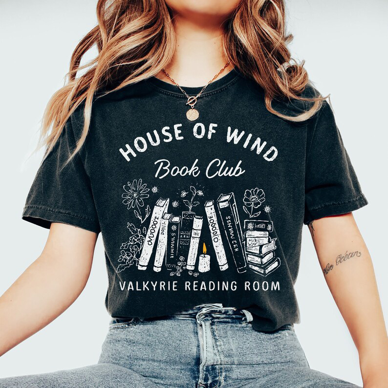 House Of Wind Book Slub T-Shirt-carlalin