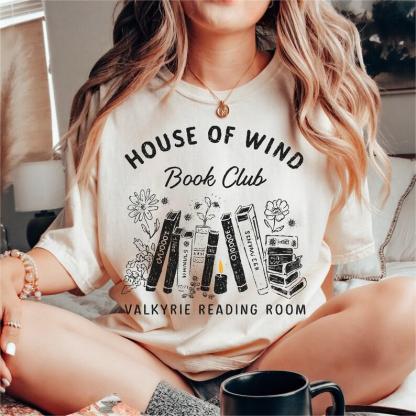 House Of Wind Book Slub T-Shirt-carlalin