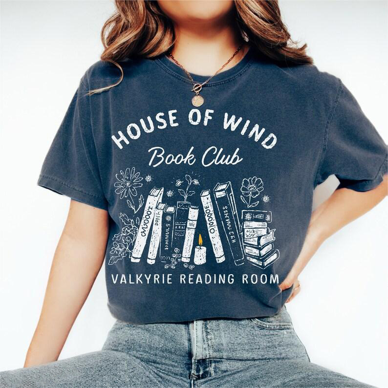 House Of Wind Book Slub T-Shirt-carlalin