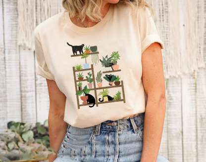 Cats and Plants Shirt