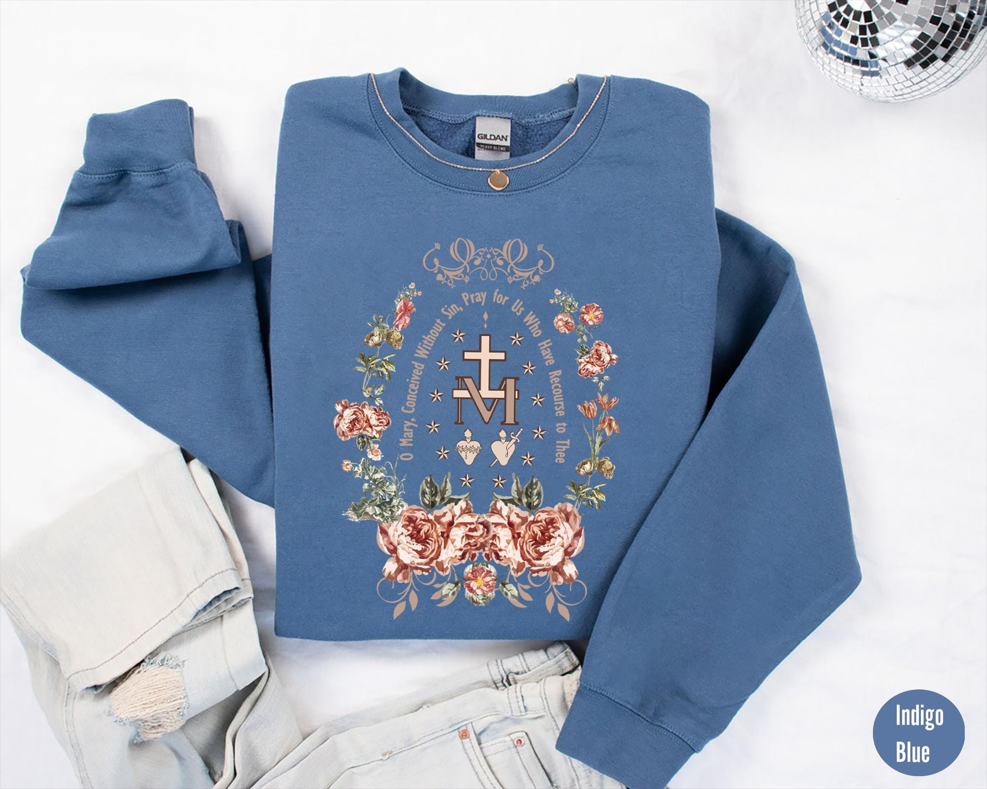Magic Medal Flower Sweatshirt