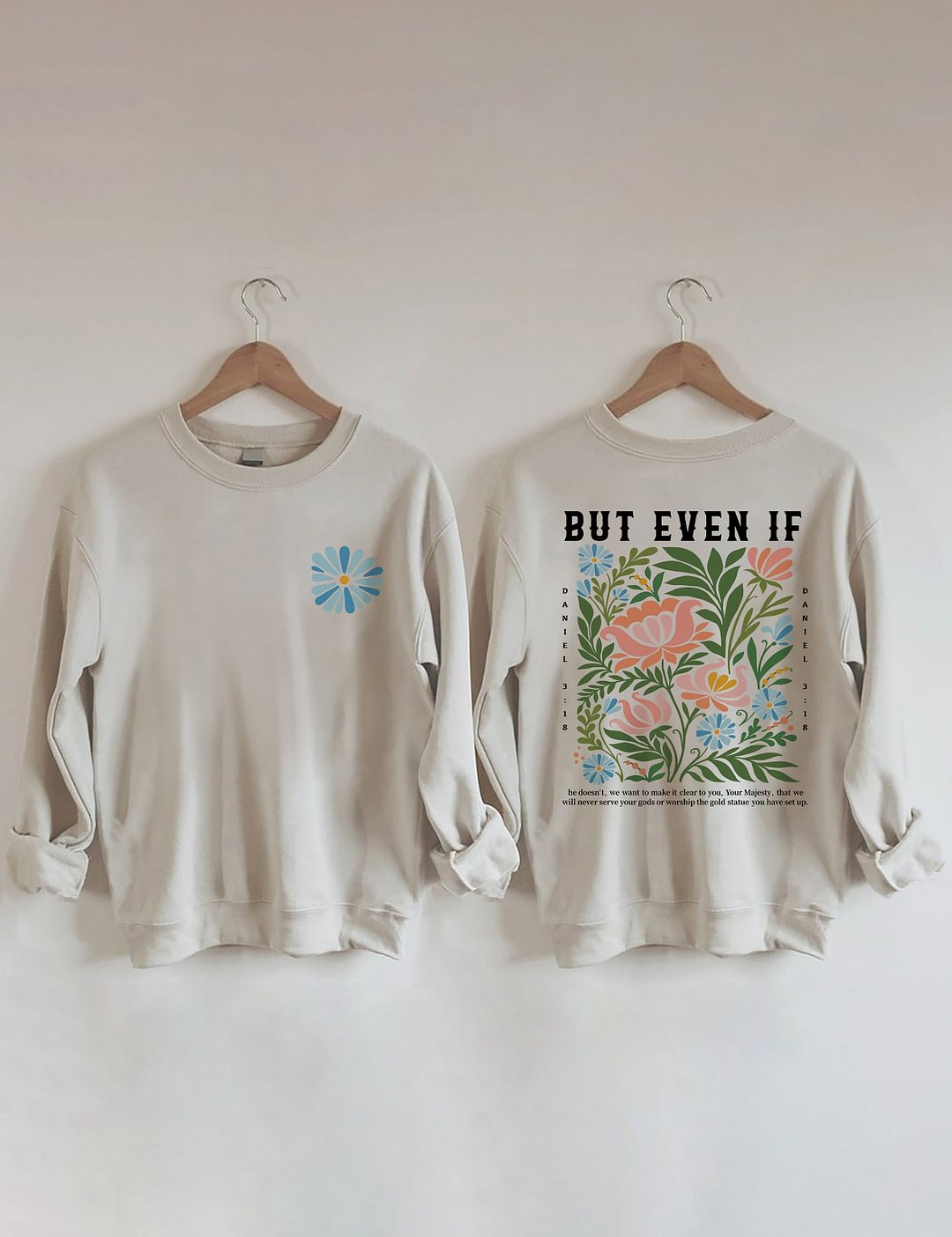 But Even If Boho Christian Sweatshirt-carlalin