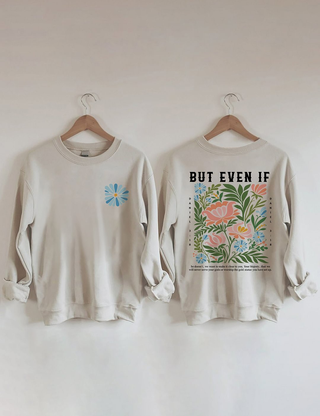But Even If Boho Christian Sweatshirt-carlalin