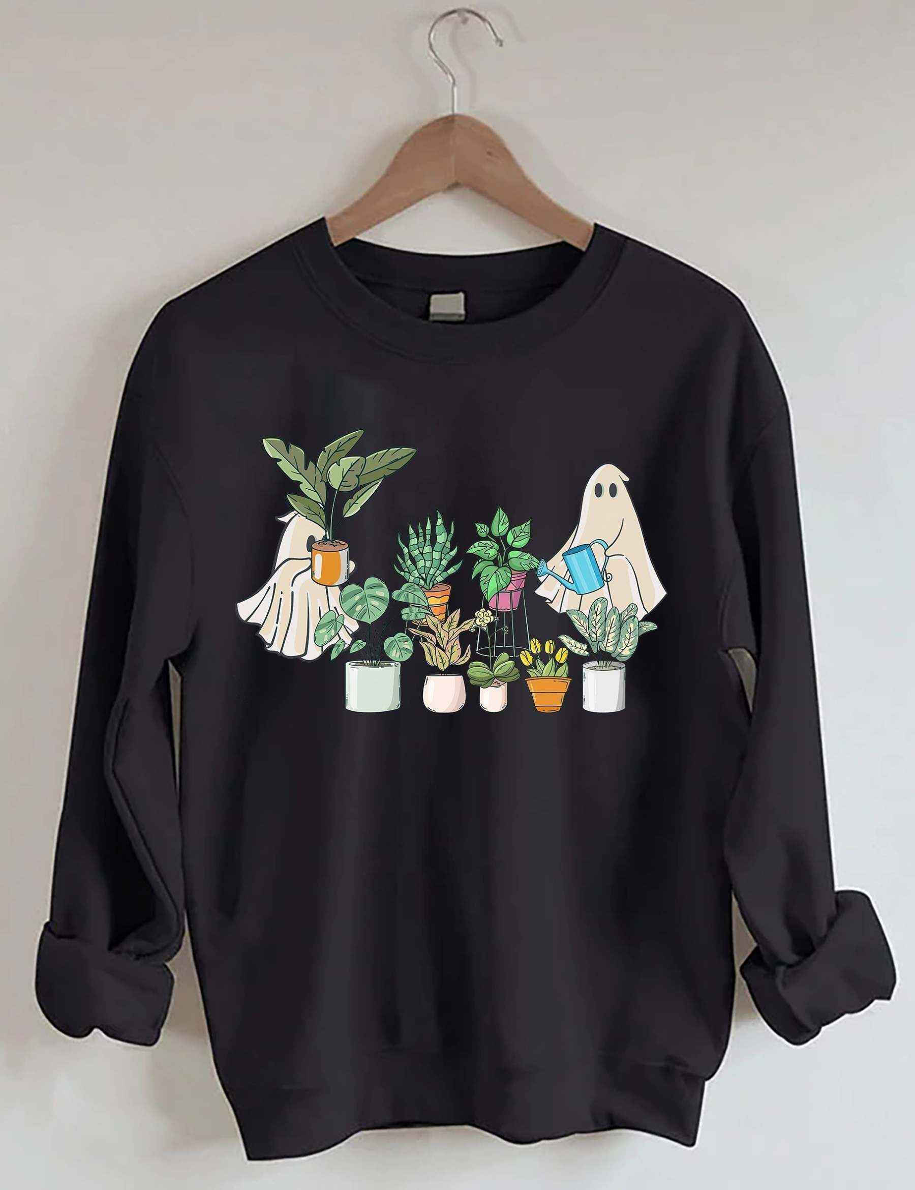 Ghost Plant Lady Sweatshirt-carlalin