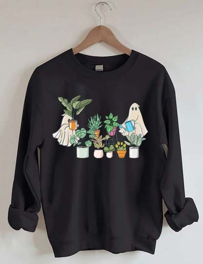 Ghost Plant Lady Sweatshirt-carlalin