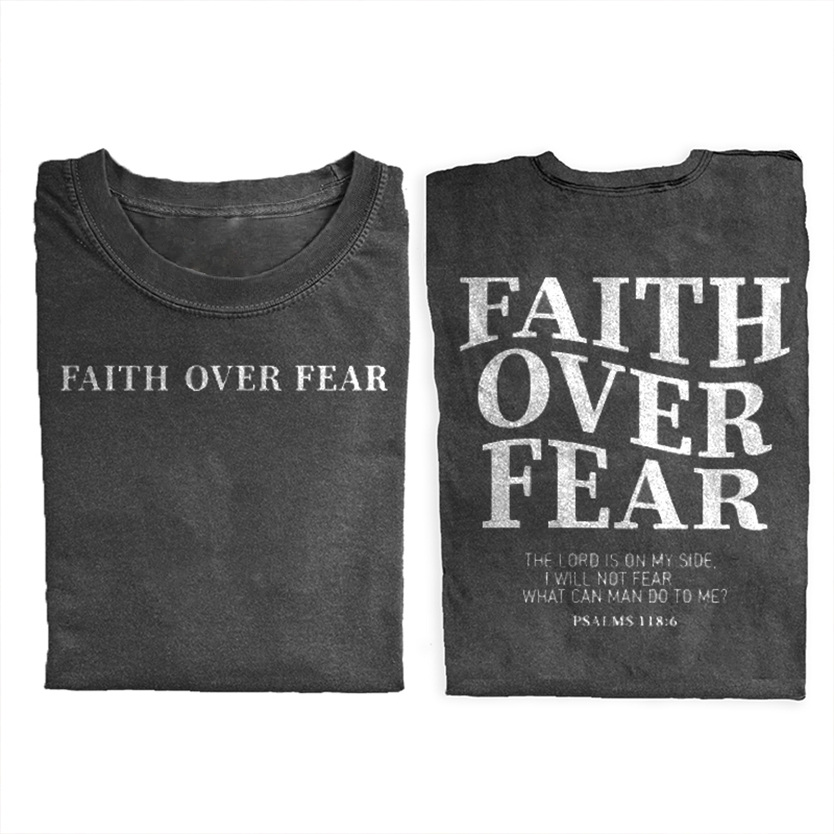 Faith Over Fear T-shirt-carlalin