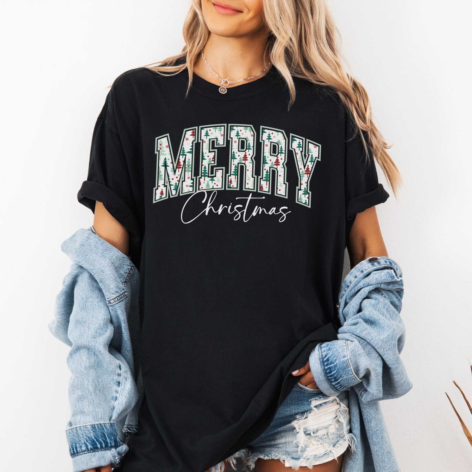 Comfort Colors Merry Christmas Shirt
