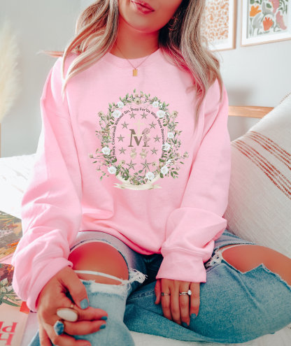 Floral Women's Religious Sweatshirt