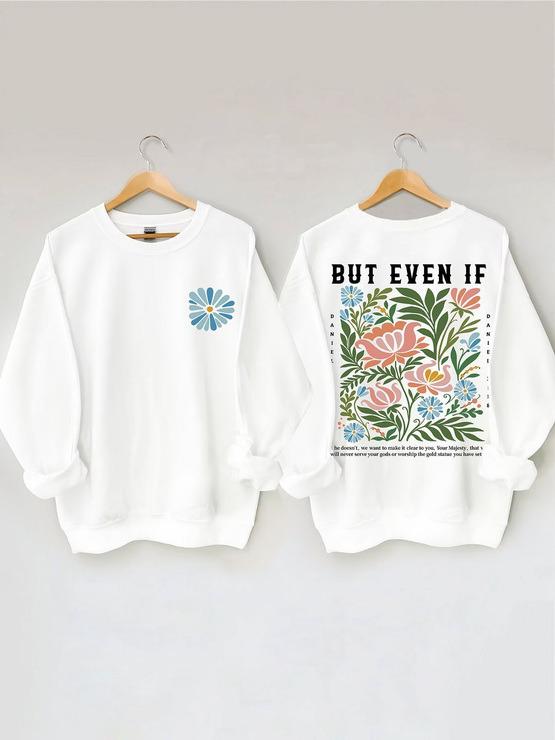 But Even If Boho Christian Sweatshirt-carlalin