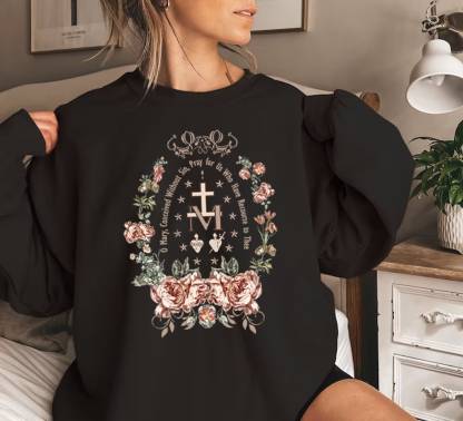 Magic Medal Flower Sweatshirt
