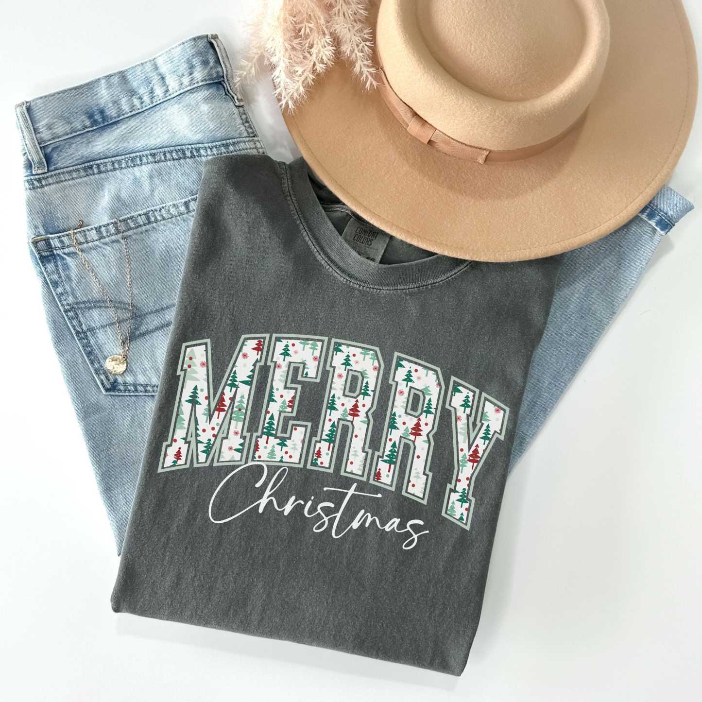 Comfort Colors Merry Christmas Shirt