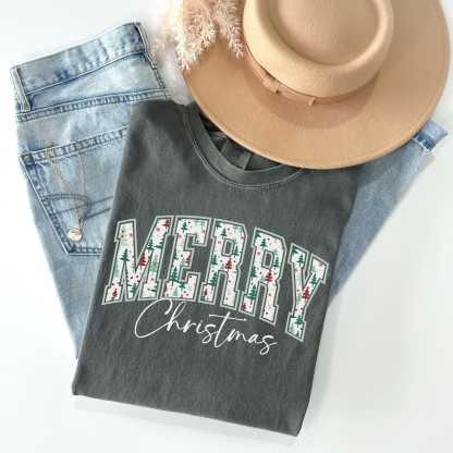 Comfort Colors Merry Christmas Shirt