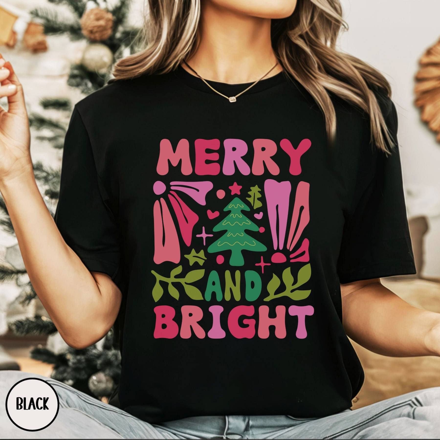 Boho Merry and Bright Comfort Colors Shirt