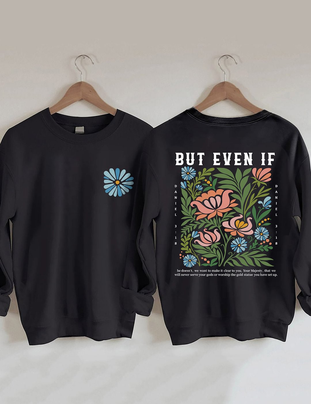 But Even If Boho Christian Sweatshirt-carlalin