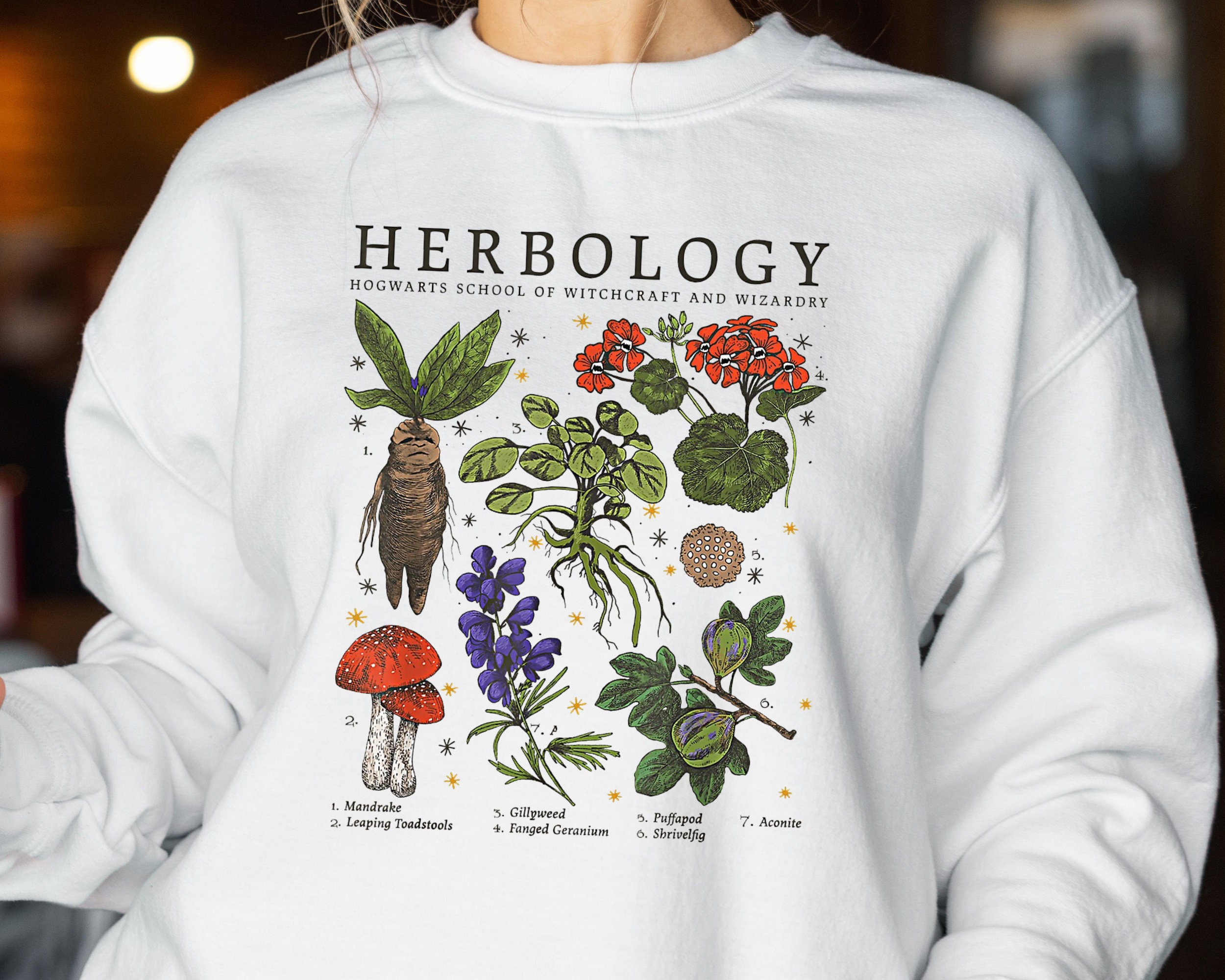 Herbology Plants Sweatshirt