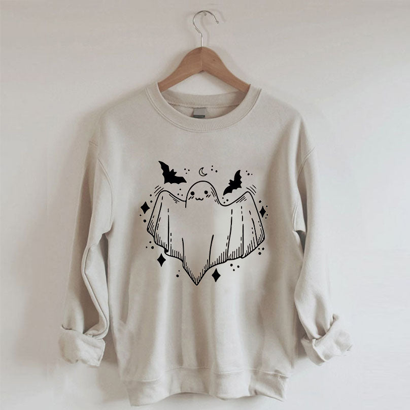 Kawaii Ghost Sweatshirt-carlalin