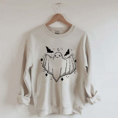 Kawaii Ghost Sweatshirt-carlalin