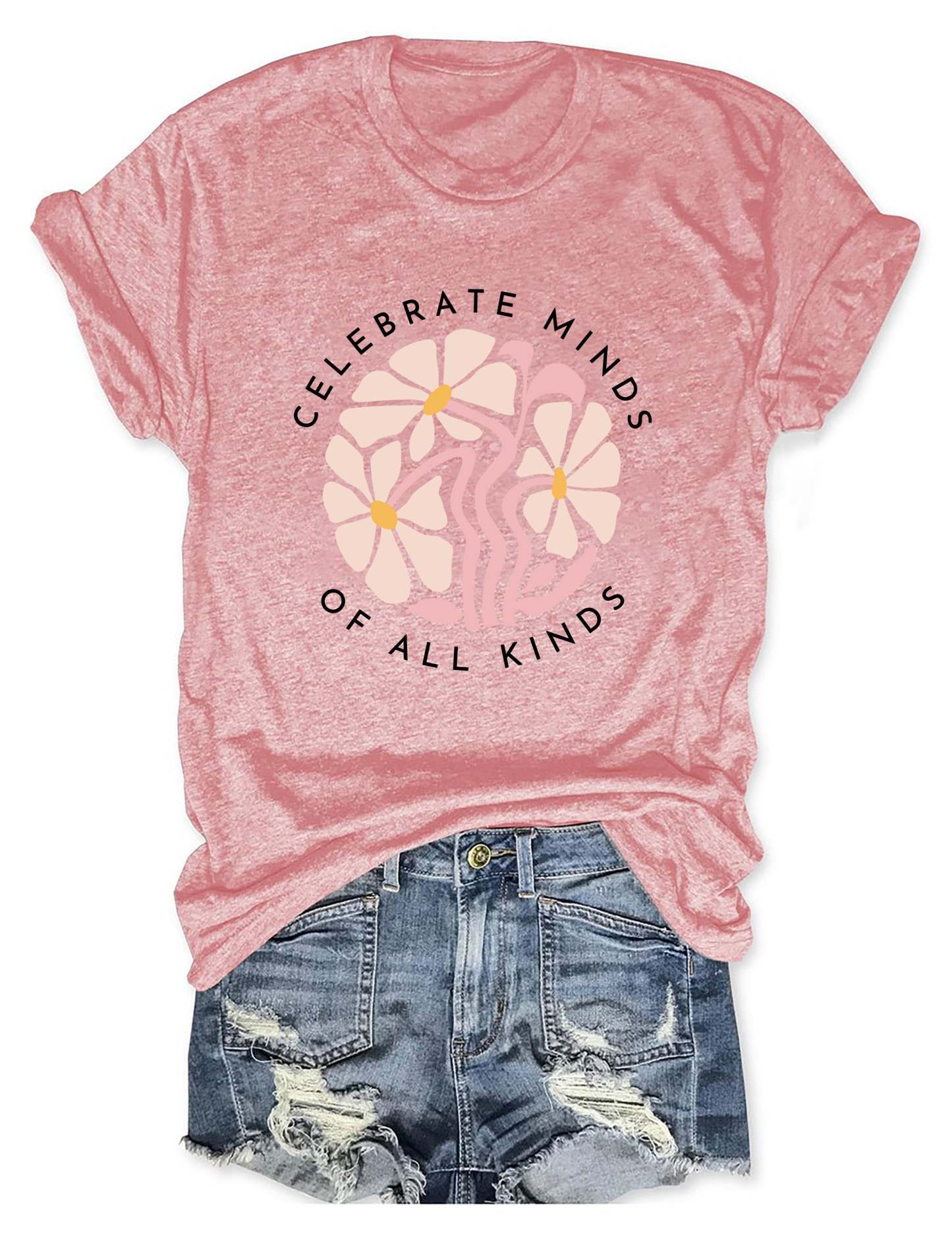 Celebrate Minds of All Kinds T-shirt-carlalin