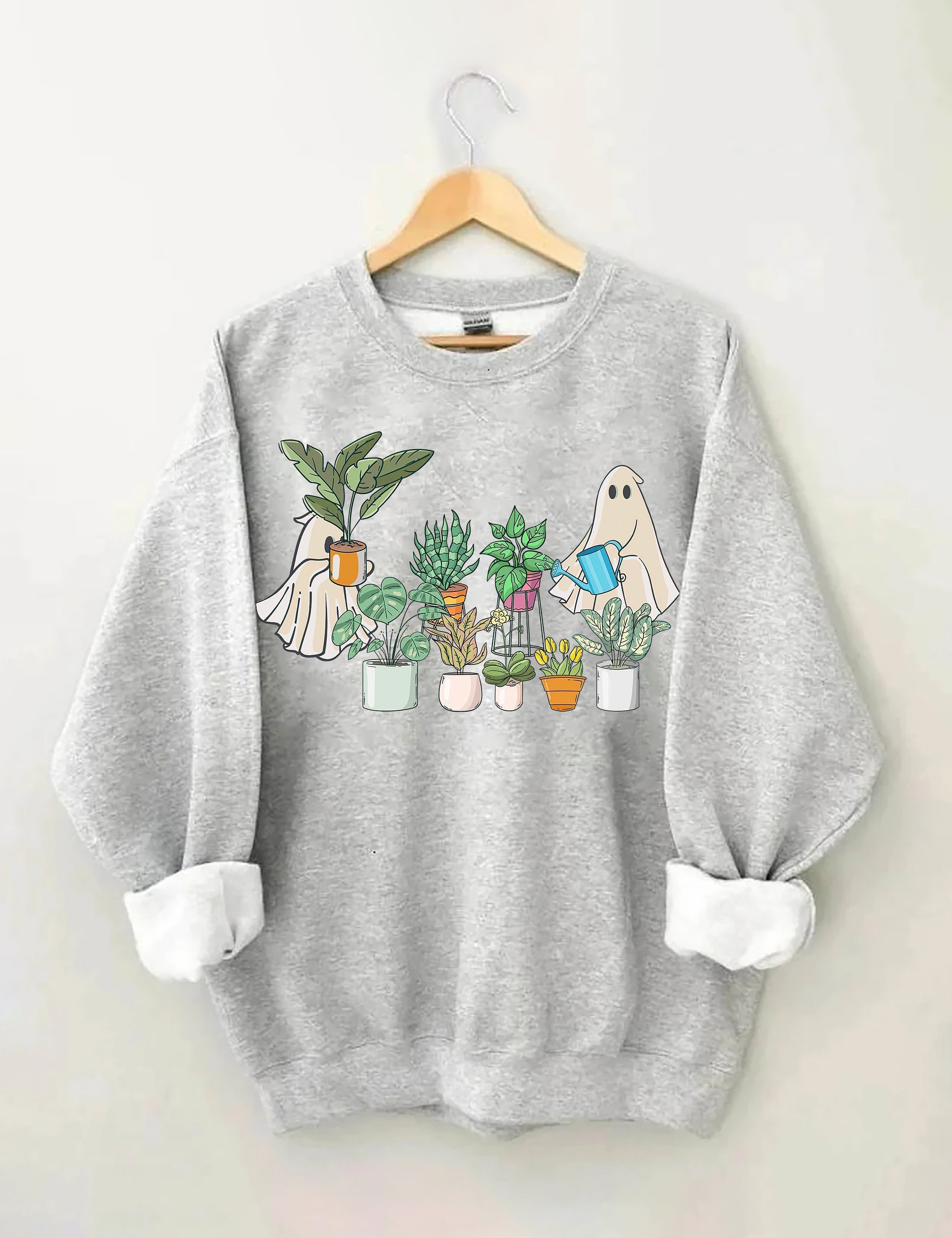 Ghost Plant Lady Sweatshirt-carlalin