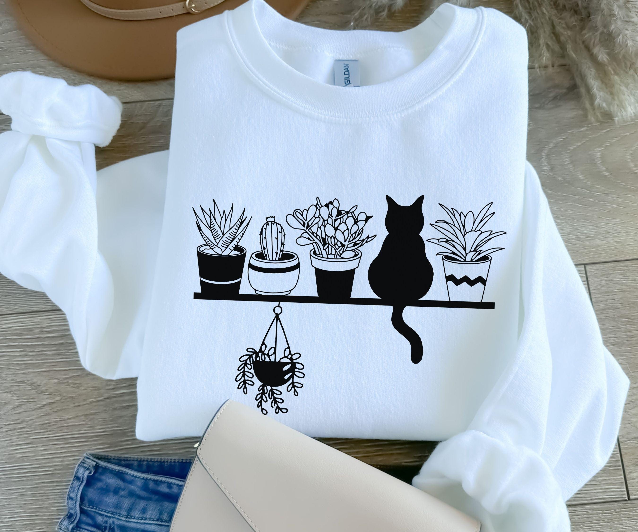 Cats And Plants Sweatshirt