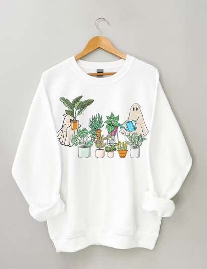 Ghost Plant Lady Sweatshirt-carlalin