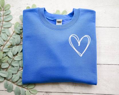 Heart Crewneck Sweatshirt