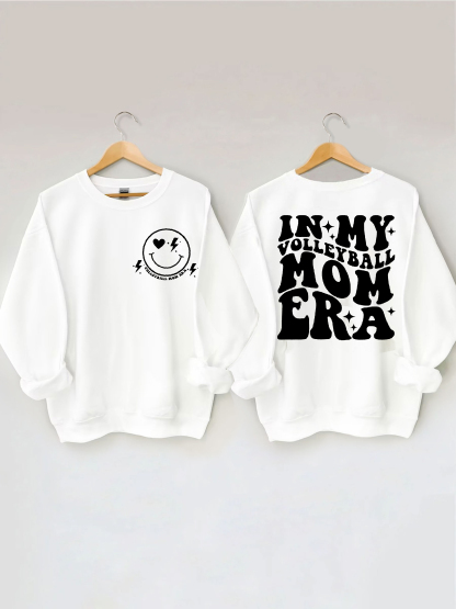 In My Volleyball Mom Era Sweatshirt-carlalin