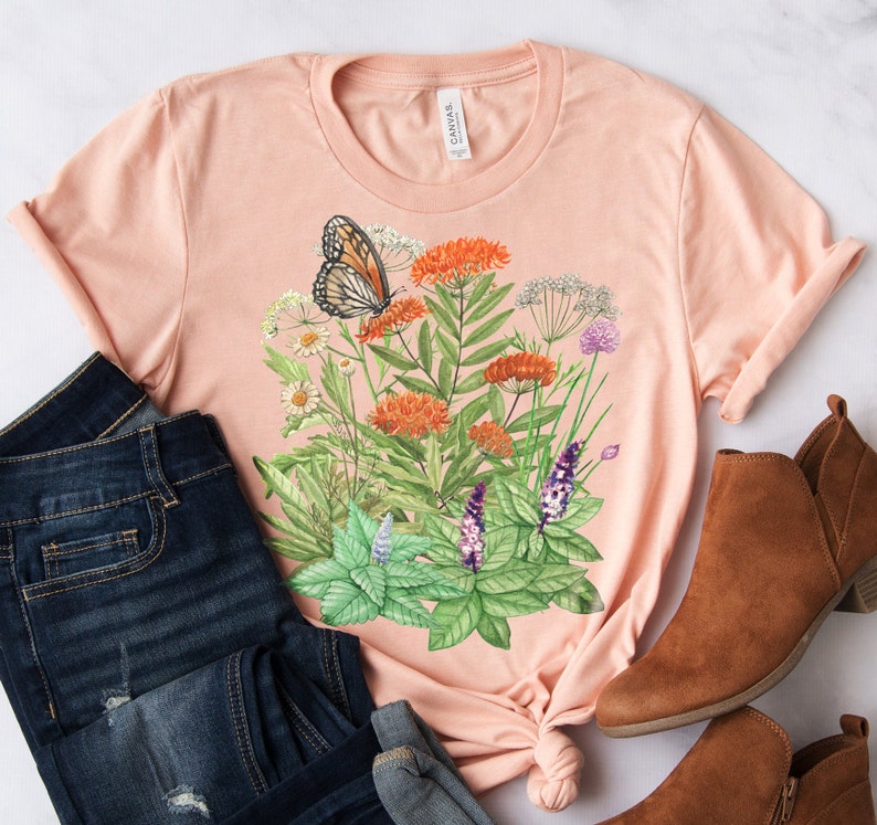 Monarch Butterfly Shirt Butterfly Lover Tee-carlalin