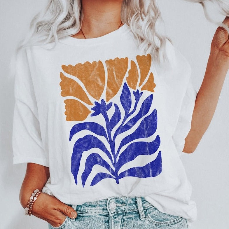 Flowers Tshirt Boho Wildflowers Shirt-carlalin