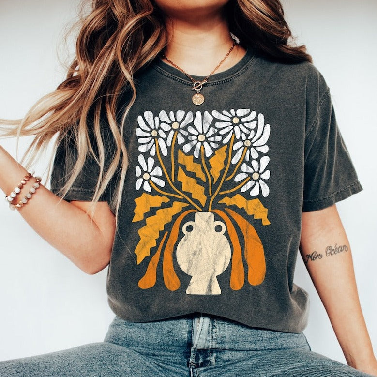 Boho Wildflowers Floral Nature Shirt-carlalin