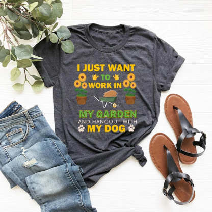 Gardening T-Shirt Funny Plant Shirt Plant Lover Tee-carlalin