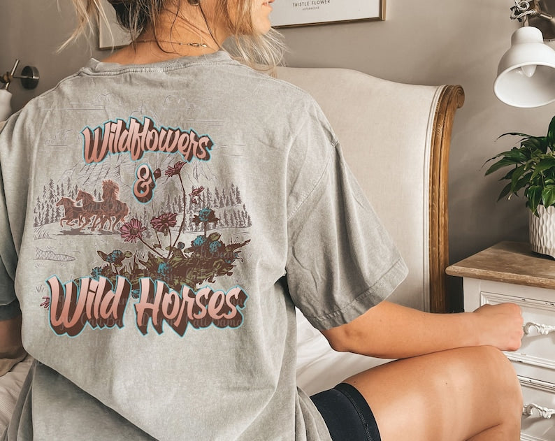 Wildflowers And Wild Horses Shirt-carlalin