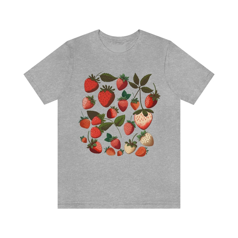 Strawberry Shirt Botanical Shirt-carlalin