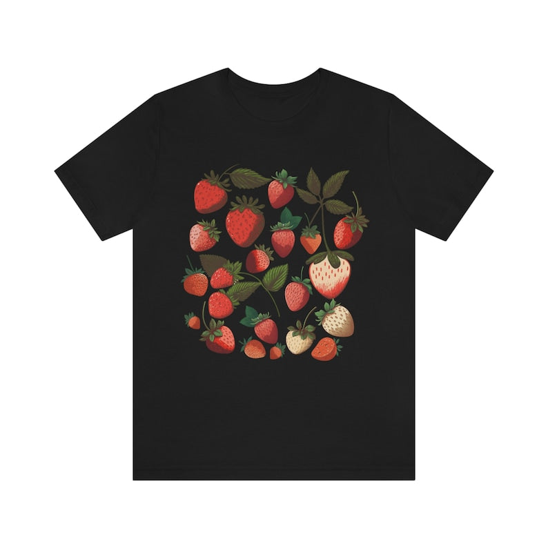 Strawberry Shirt Botanical Shirt-carlalin