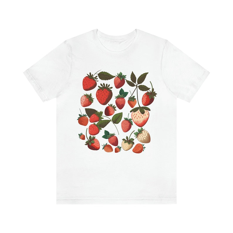 Strawberry Shirt Botanical Shirt-carlalin