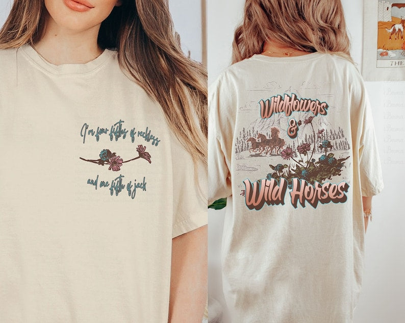 Wildflowers And Wild Horses Shirt-carlalin