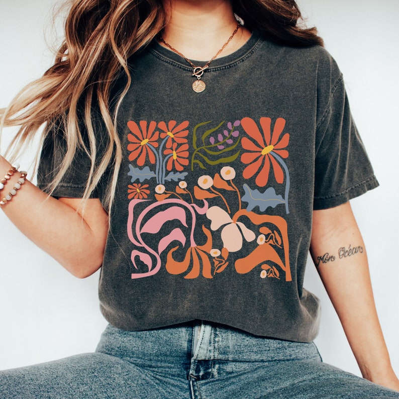 Boho Wildflowers Floral Nature Shirt-carlalin