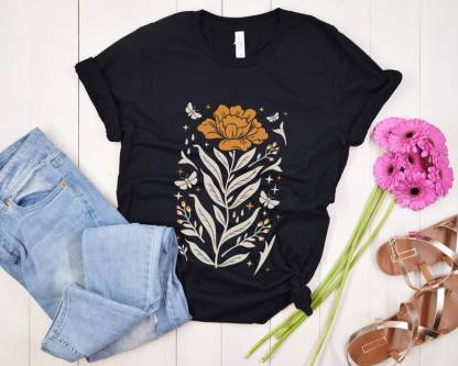 Boho Wildflowers Tshirt Boho Flowers Shirt-carlalin