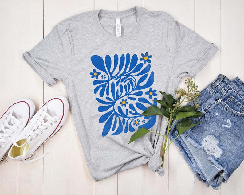 Boho Wildflowers Tshirt Floral Nature Shirt-carlalin