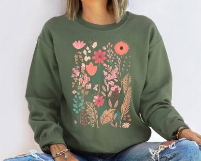 Flower Shirts Aesthetic Wild Flower Shirt-carlalin