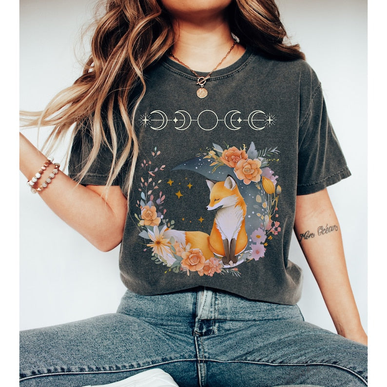 Fox Cottagecore Goblincore Shirt-carlalin