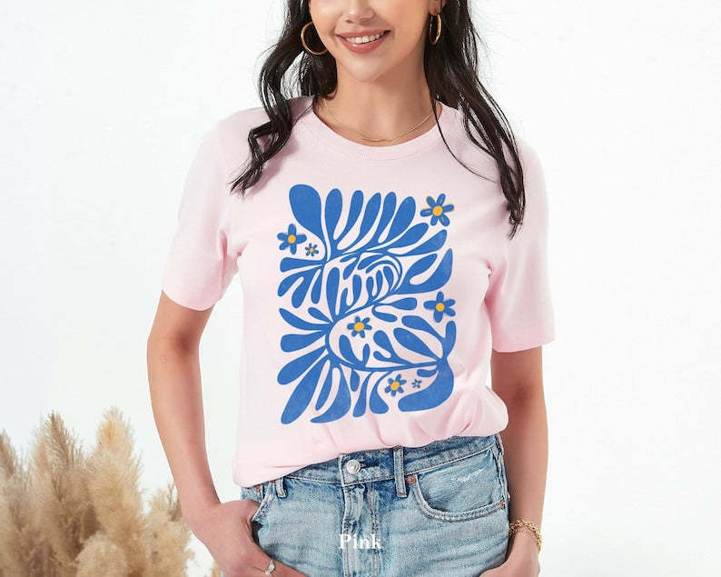 Boho Wildflowers Tshirt Floral Nature Shirt-carlalin