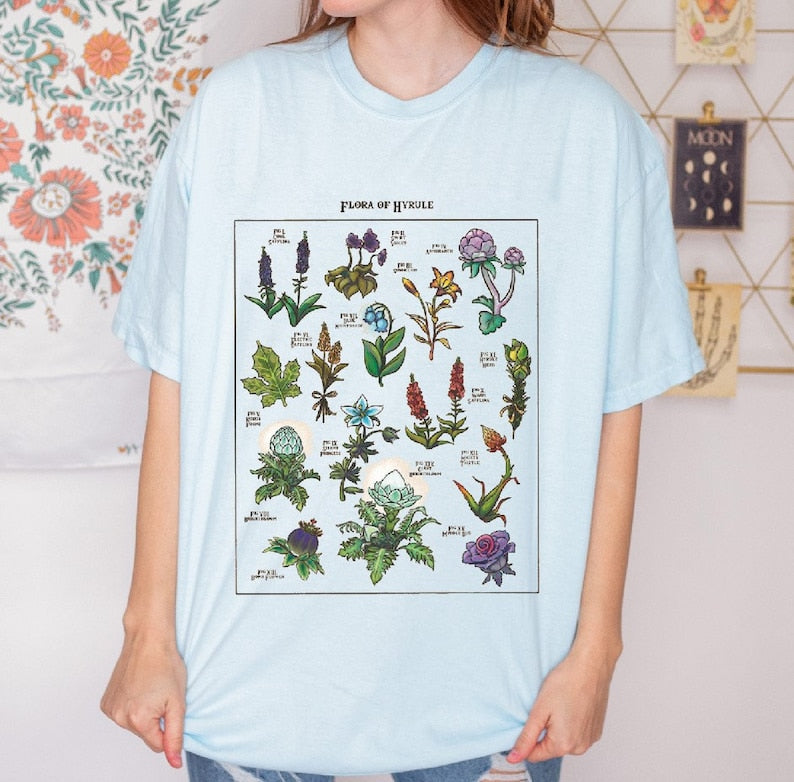 Breath Of The Wild Hylia Shirt Plant Lover Gifts-carlalin