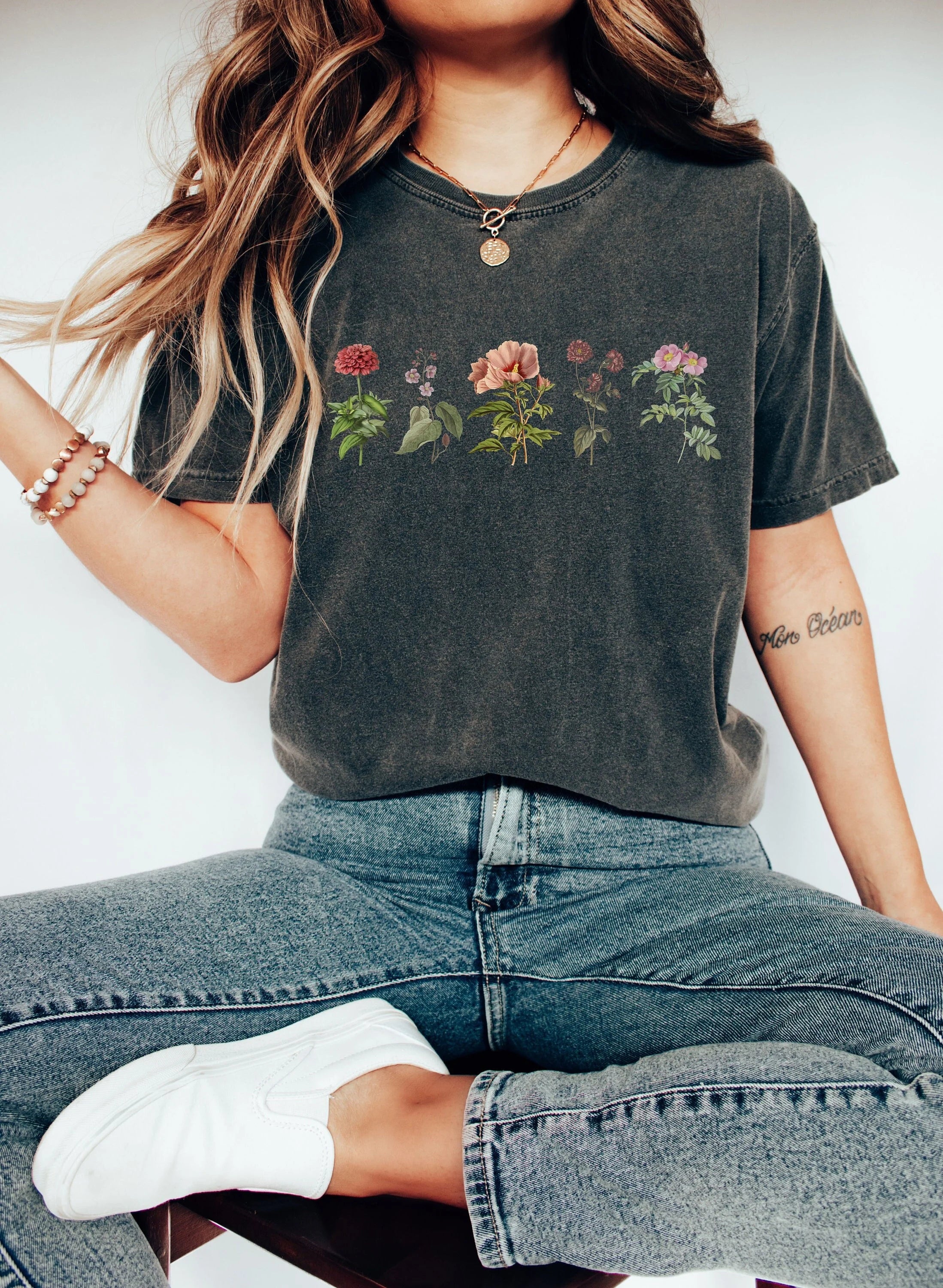 Wildflower Comfortable Colorful Floral Shirt-carlalin
