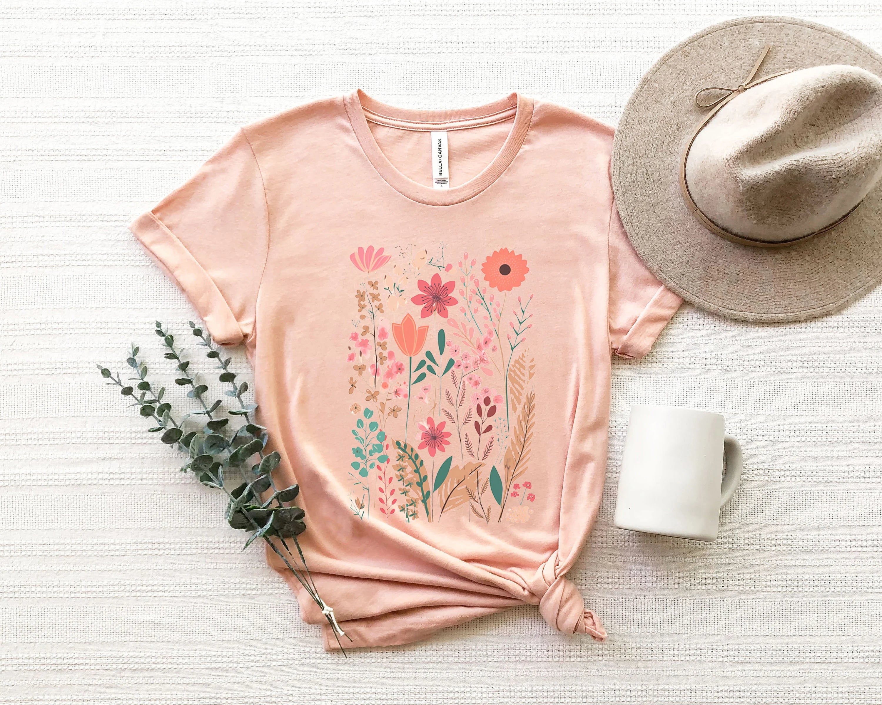 Beautiful Nature Lover Plant Flower Round Neck Comfortable Shirt-carlalin