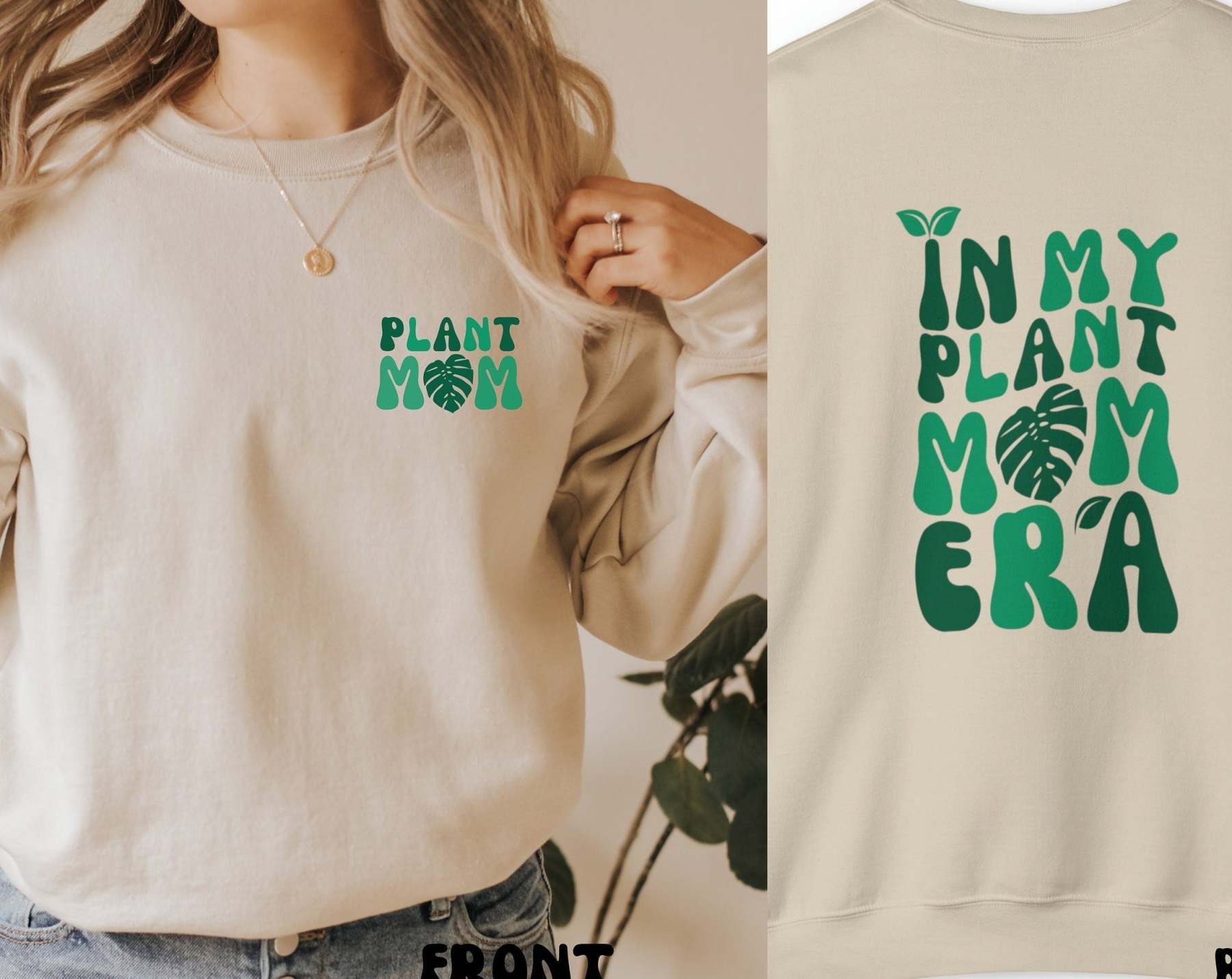 In My Dog Mom Era Gift for Plant Lovers x Fun comfortable Sweatshir-carlalin