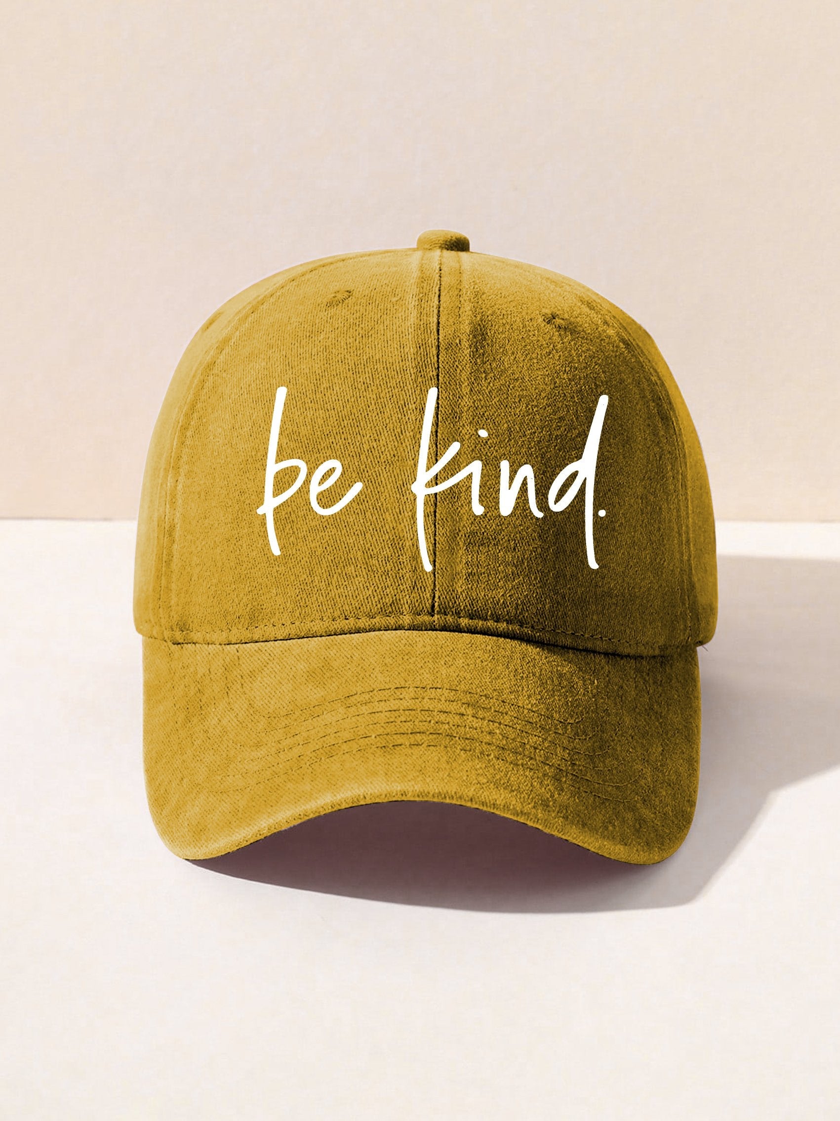 Unisex Women's Men's Suicide Prevention Awareness Be Kind Print Hats-carlalin