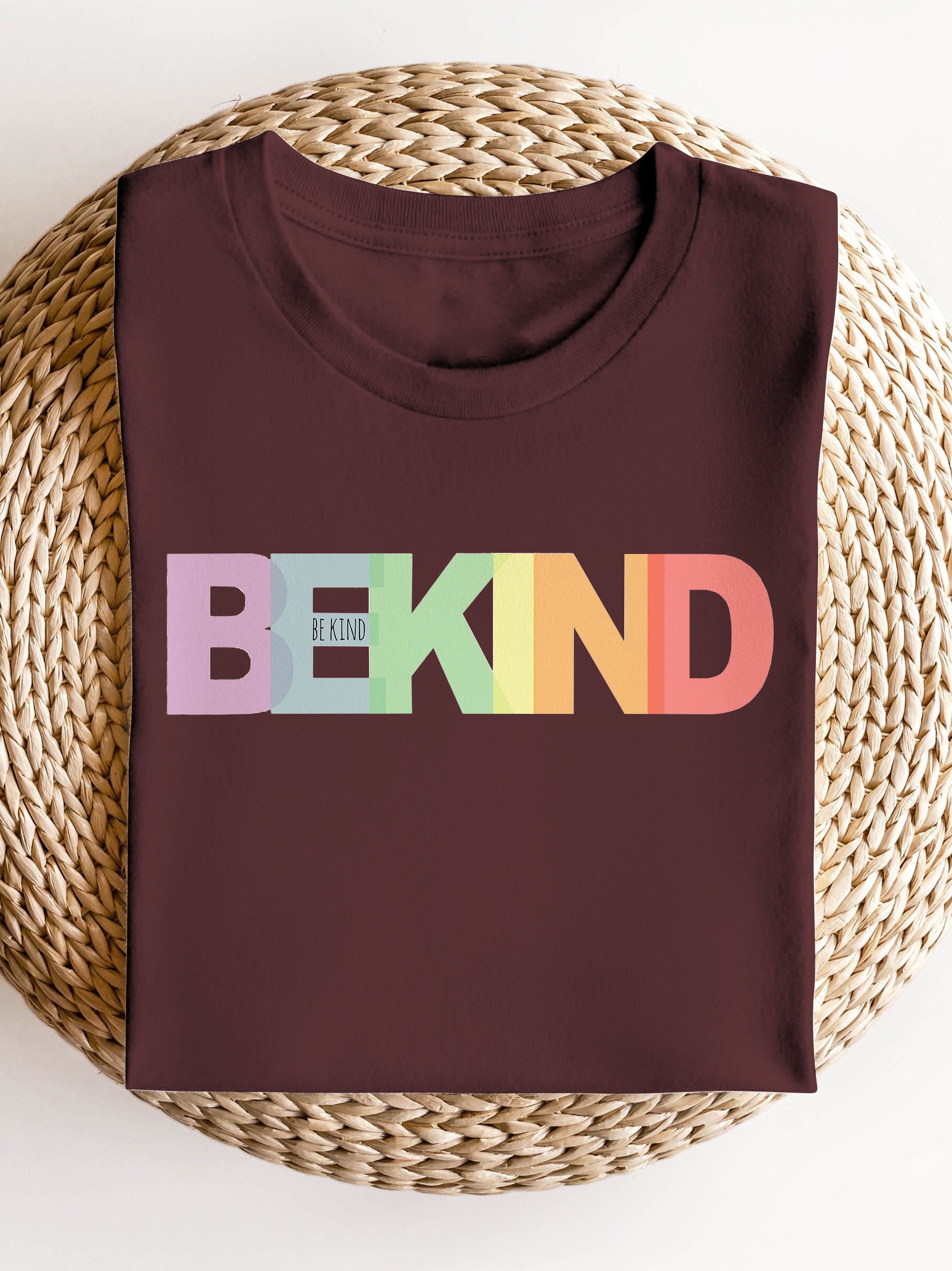 Rainbow Be Kind Suicide Prevention Mental Print Casual Sweatshirt-carlalin