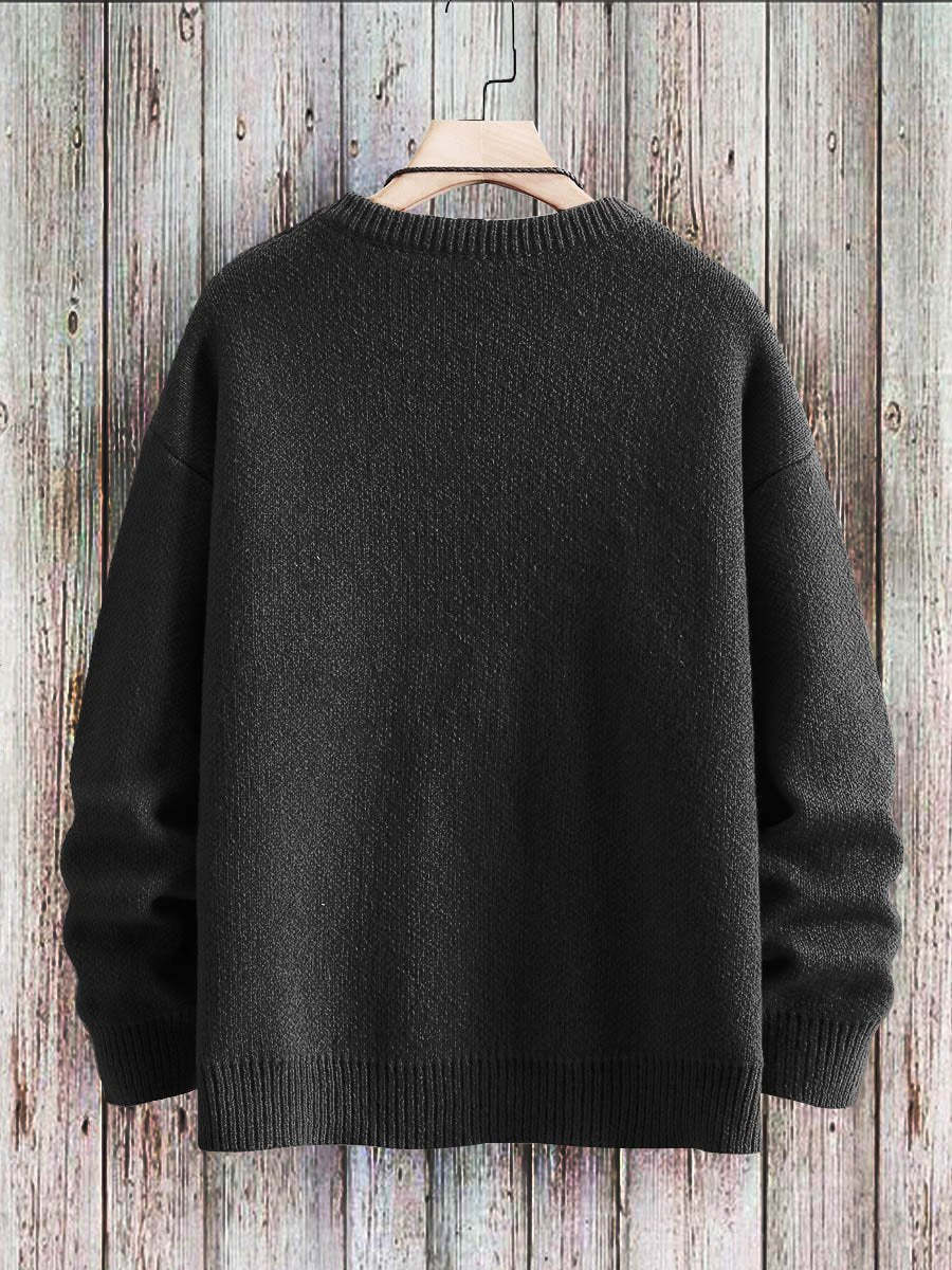 Be Kind It's Really Not That Hard Art Pattern Print Casual Knit Pullover Sweatshirt-carlalin